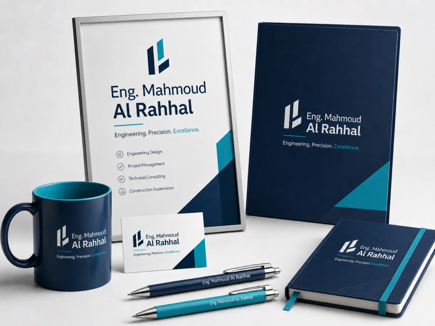 مشروع هوية بصرية متكاملة - افتتاح مكتب الرياض
